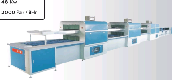 Pasting Conveyor Machine for footwear production
